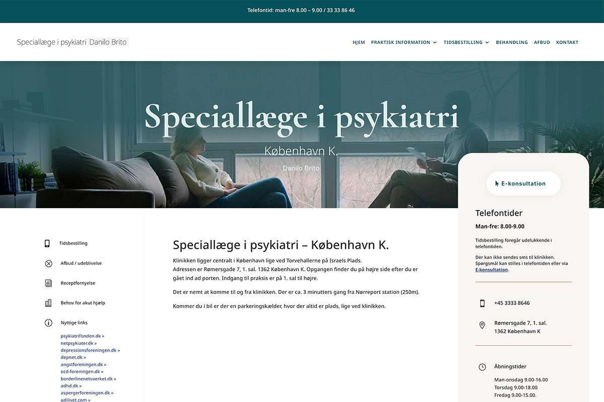 dbrito hjemmeside laeger wayfab