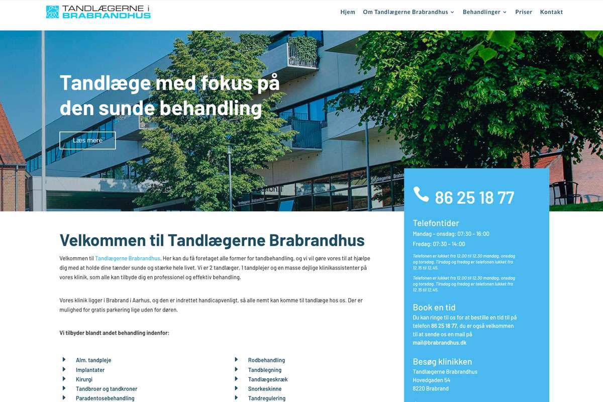tandlaege hjemmeside laeger wayfab