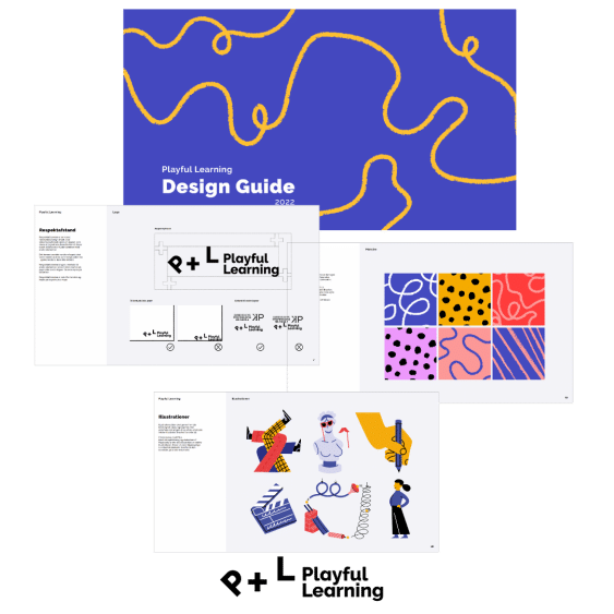Visuel Identitet playful learing 2023