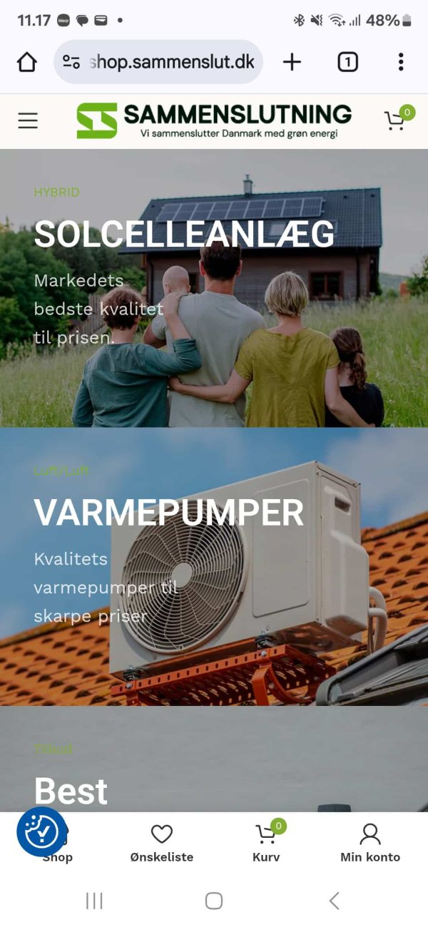mobile webshop webshop i woocommerce med mobil design